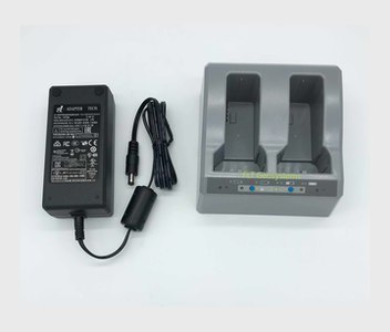 Spectra Geospatial F50/35/30 and SP80/85 Dual Battery Charger With Inserts (w/out power cord)