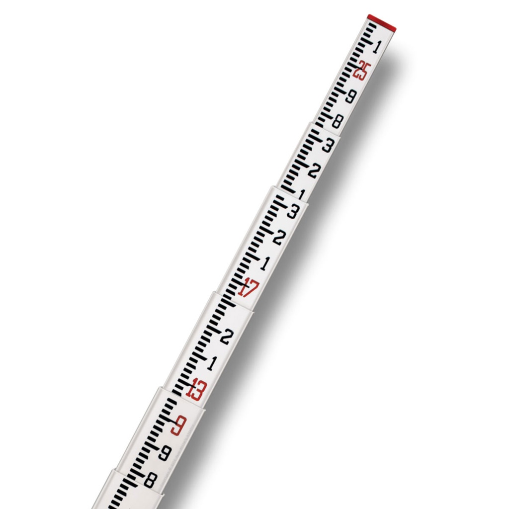 SECO CR Fiberglass Level Rod, Construction