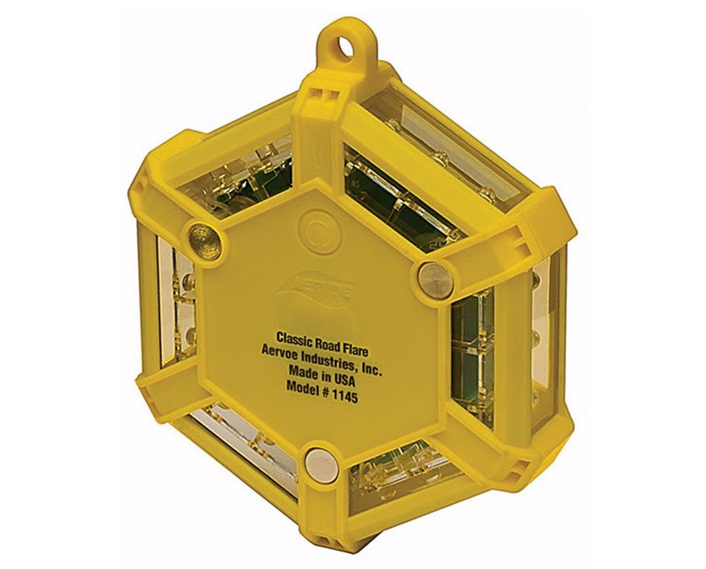 Aervoe Flare Kit, Amber LEDs, W/ Charging Case