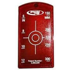 Spectra Small Pipe Laser Target, Red