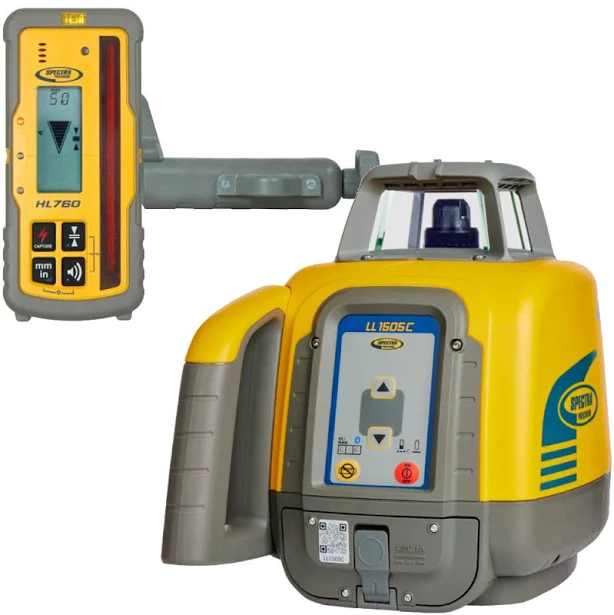 Spectra Precision LL1505C w/HL760 Rec & C70 Clamp