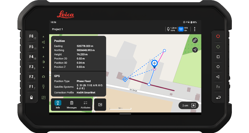 Leica CSX8 Tablet, Android