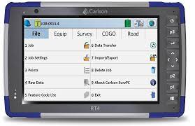Carlson RT4+ Geo/Cell Tablet w/SurvPC Total Station