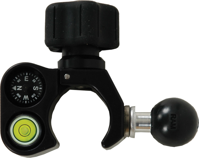 SECO Ball And Socket Pole Clamp w/ Compass & Vial