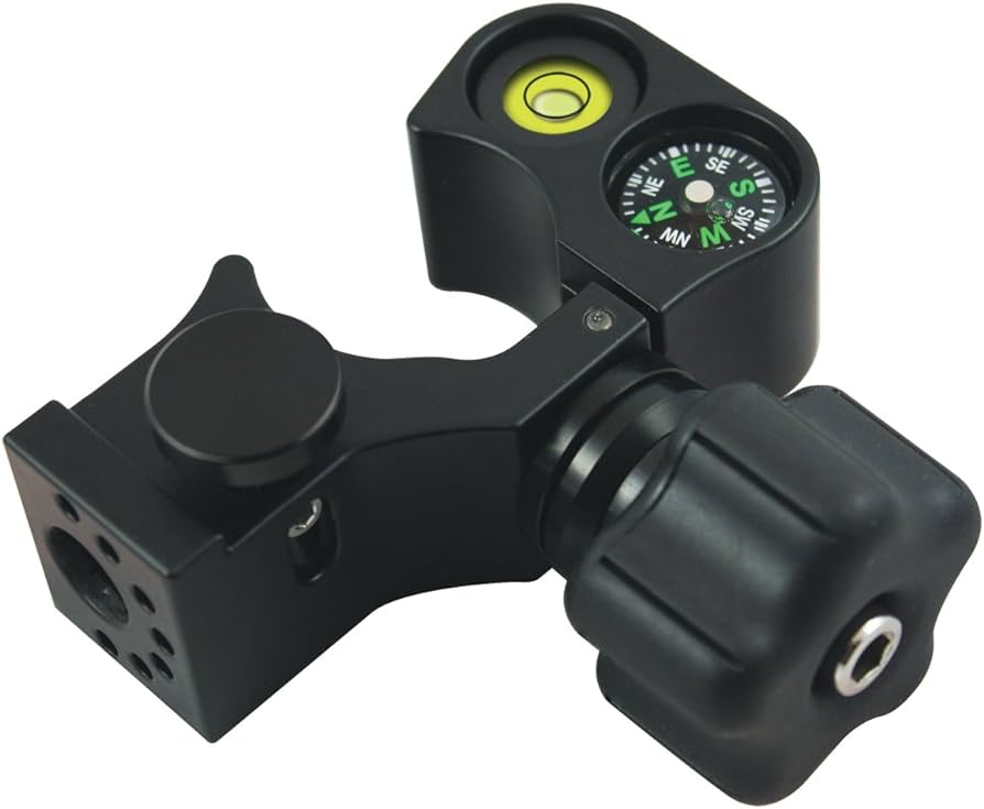 Sitepro Pole Clamp w/ Vial & Compass