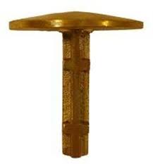 Sitepro Survey Marker, Flat Brass