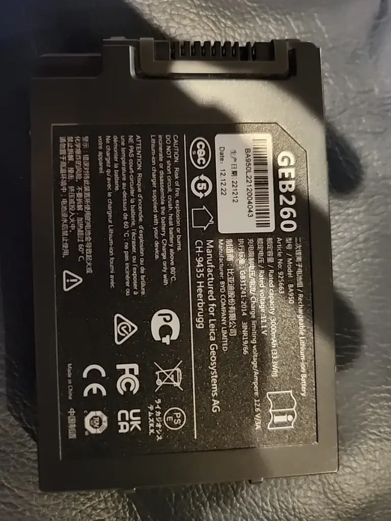 Leica GEB260 Battery 