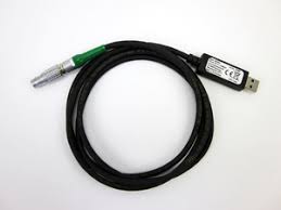 Leica GEV234 1.65m USB-A to Lemo Data Transfer Cable 