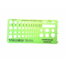 Alvin T-41 Template, Small Shapes