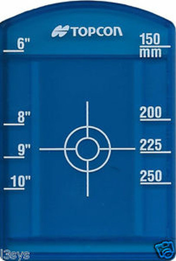 Topcon Small Blue Laser Target
