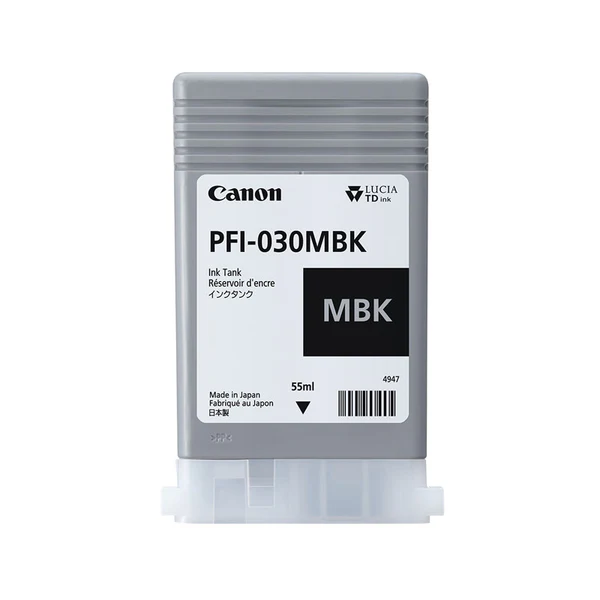 Canon PFI-030MBK 55ml Pigment Ink Tank for imagePROGRAF  