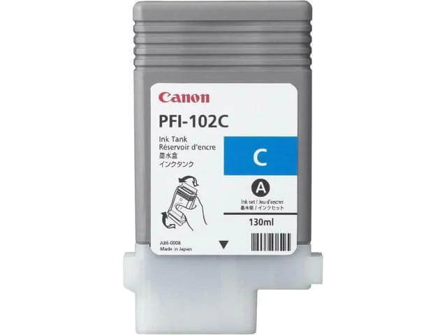 Canon PFI-102C 130ml Ink Tank for imagePROGRAF   