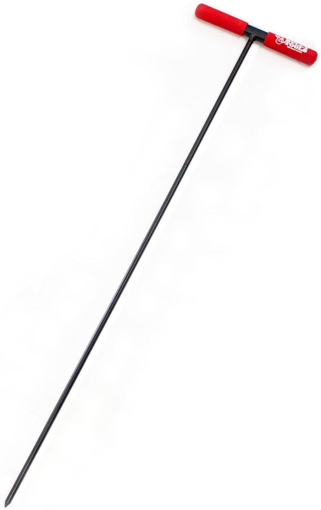 Gopher Tools 4' Probe Rod w/Red Handle