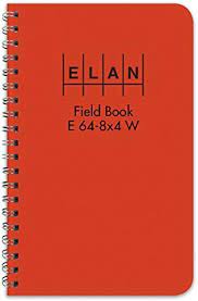 [E648X4W] Elan Spiral Field Book, E648x4