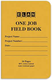 Elan 1-Job Field Book