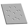 [762581] Leica MMB703 Mounting Plate, Weld-on