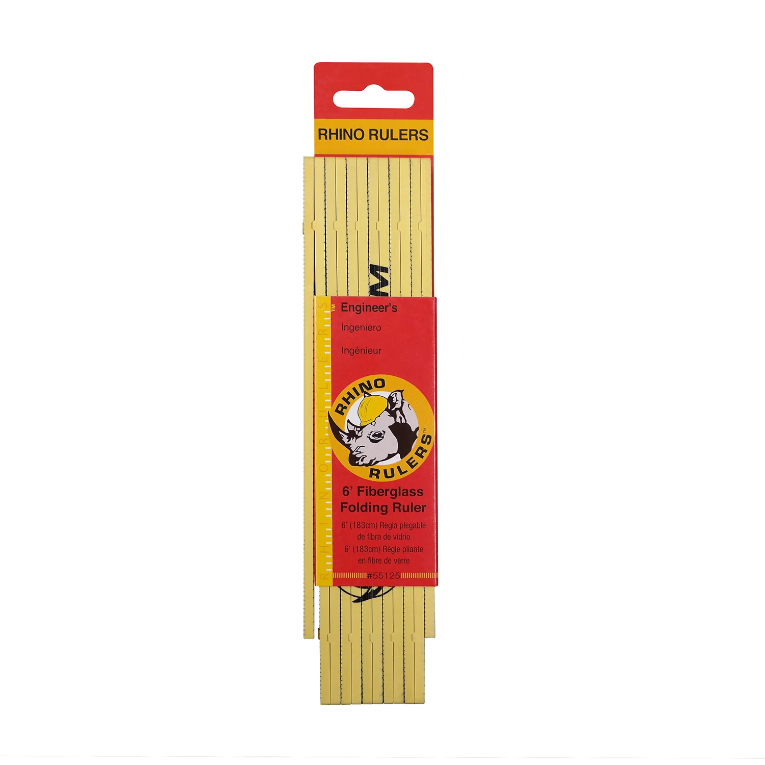 [4770-00] Rhino Ruler 6' Folding Ruler