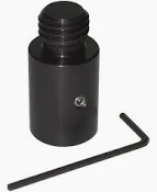 [2090-00] SECO Prism Pole Adapter Wild to 5/8-11" Male 