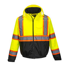 [US367] Portwest Hi-Vis 2-in-1 Bomber Jacket
