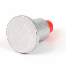 [SK1082F] 2" Aluminium Cap w/Plastic Insert, Flat Top, 5/8" Rebar
