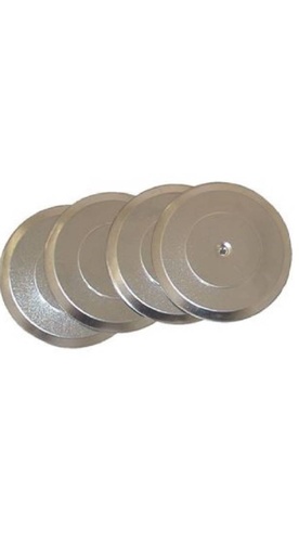 [2181-00] SECO Shiners, Flat, 2-1/4", Punched