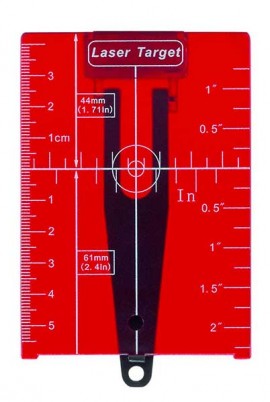 [758831] Leica LINO Laser Target, Small, Red