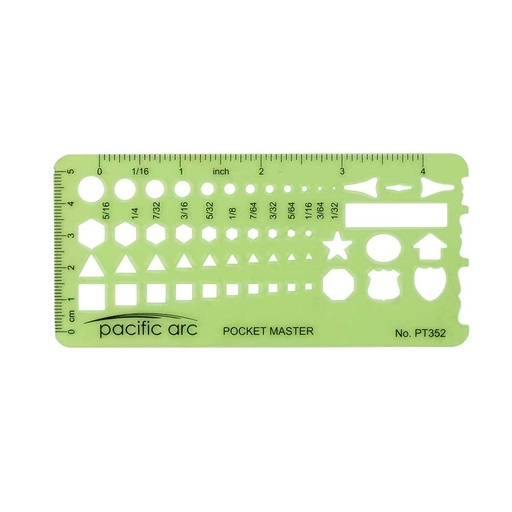 [PT-352] Pacific Arc PT-352 Pocket Master Template