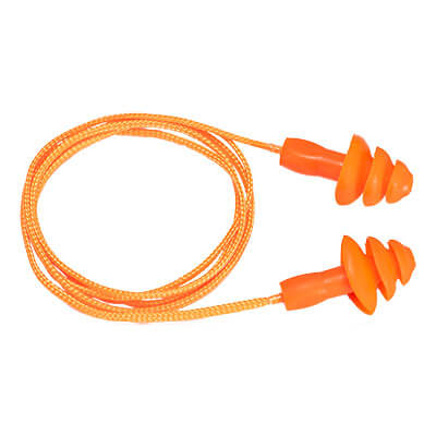[EP04ORR] Portwest Reusable Corded TPR Ear Plugs, 50pcs