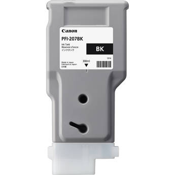 [CIPFI207BK] Canon PFI-207BK Black Ink Cartridge, 300ml 