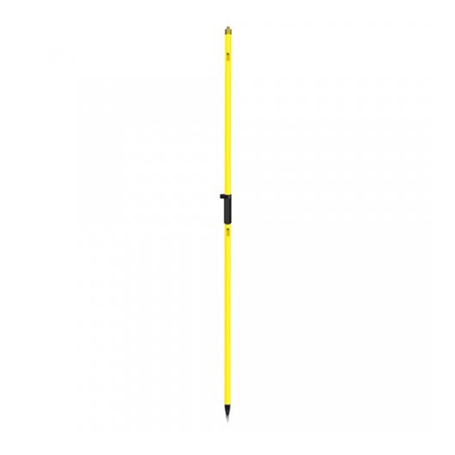 [09-2102M] Sitepro 2m 2-Piece Aluminum Rover Rod w/Cable Slot