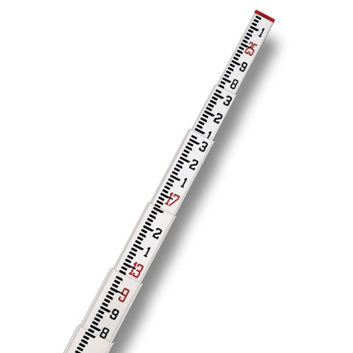 SECO CR Fiberglass Level Rod, Construction