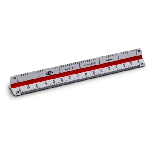 [610E] Alvin 6" Triangular Scale, Engineer