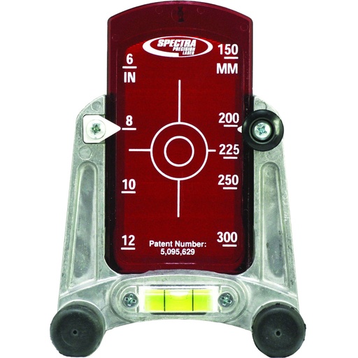 [956] Spectra Precision Pipe Laser Stand w/Target, Red, 6-12"