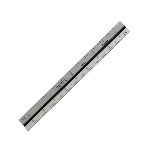 [98040] Pacific Arc 4" Aluminium Scale - Arch