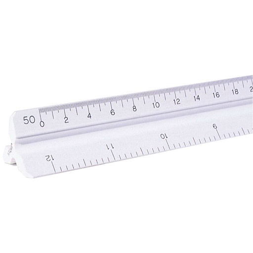 [341VS] Pacific Arc 4" Engineers Scales, Plastic