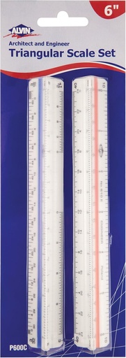 [P600C] Flat Scale Set, 6', Eng/Arc