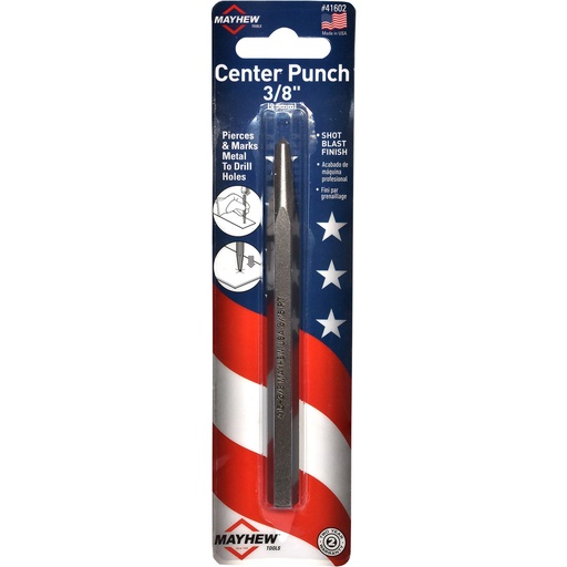 [41602] Mayhew Center Punch, 3/8"