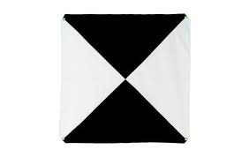 [65048] Iron Cross Aerial Target w/ Grommet, 48x48