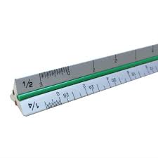 [30ATS] Alvin 4" Aluminum Triangle Scale, Architecture