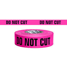 [CUPGBK29] Presco Texas Flagging, "Do Not Cut", Roll