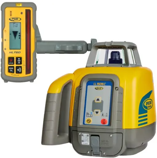 [LL1505C] Spectra Precision LL1505C w/HL760 Rec & C70 Clamp